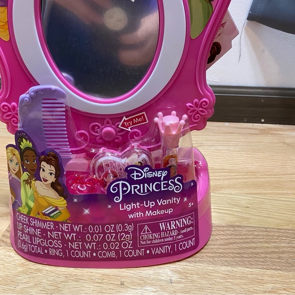 Disney Toys Disney Princess Vanity Mirror W Makeup New Belle Tiana